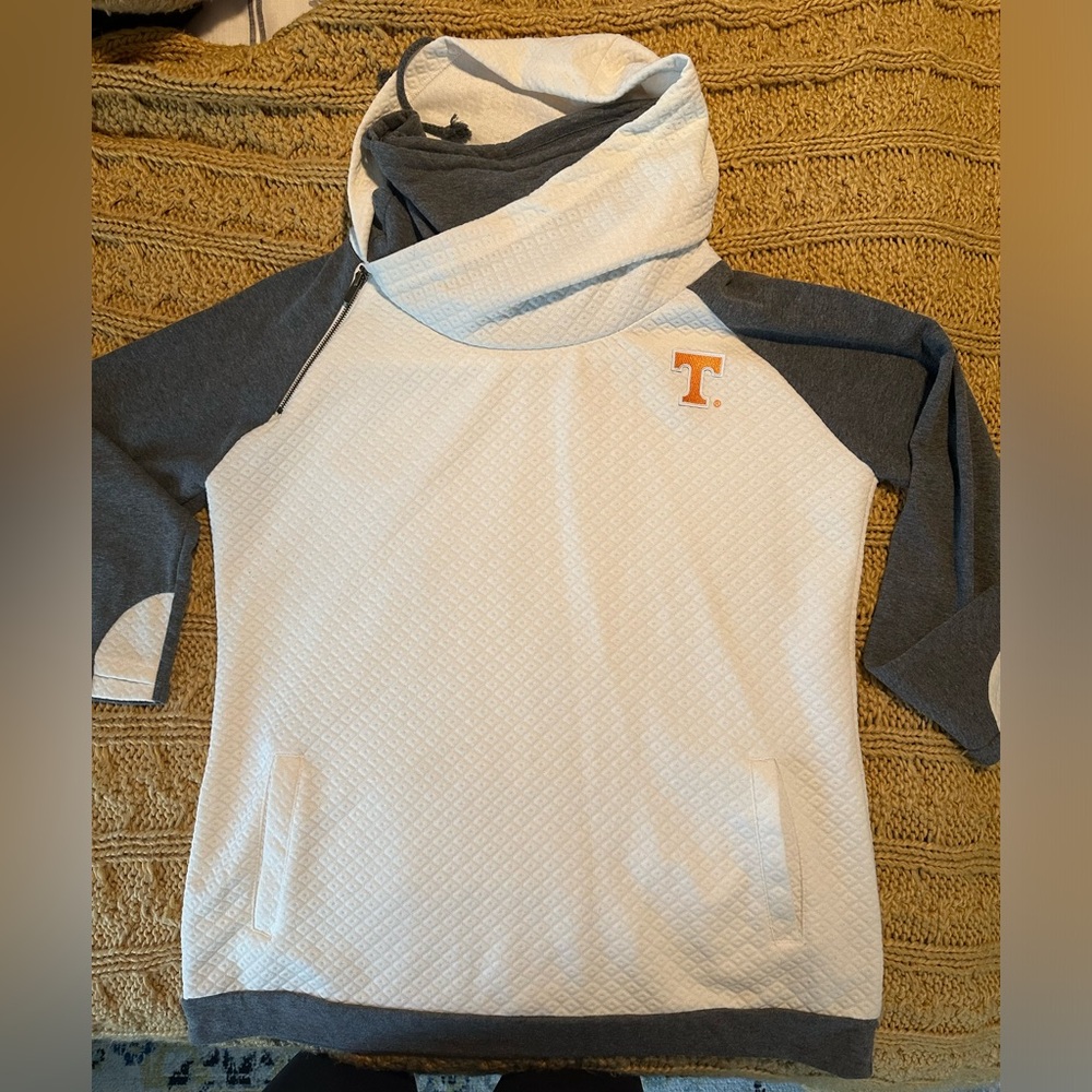 Gameday couture,  University of Tennessee Volunteer Sweatshirt with hood